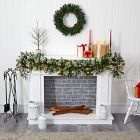 Faux Snow Tipped Christmas Garland
