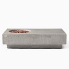 Rectangle Pedestal Fire Pit Table