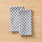 Soil to Studio Pia Block-Printed Linen Napkins (Set of 2)