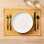 Soil to Studio Richa Block-Printed Cotton Placemats (Set of 2)