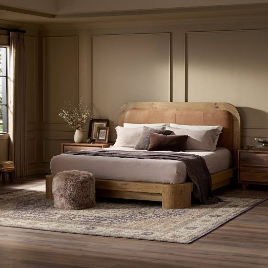 Celira Leather Bed by West Elm