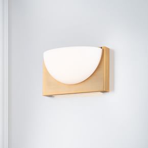【ジャンク品】West Elm 月形照明 ムーンライト Curved Half Moon LED Sconce | West Elm