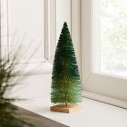 Decorative Bottlebrush Tree Objects (Set of 3) - Green Ombre