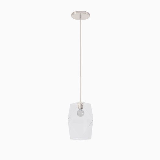 Sculptural Faceted Pendant (5.5"-7") by West Elm