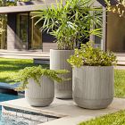 Textured Radius Ficonstone Indoor/Outdoor Planters