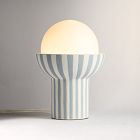 West Elm Kids x PBK Striped Ceramic Table Lamp (10")