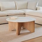 Maddox Marble Coffee Table (36"&ndash;44")