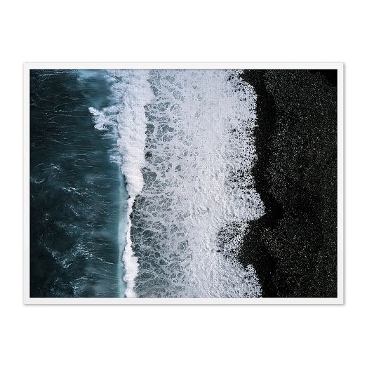 Crashing Waves Framed Wall Art by Michael Schauer by West Elm