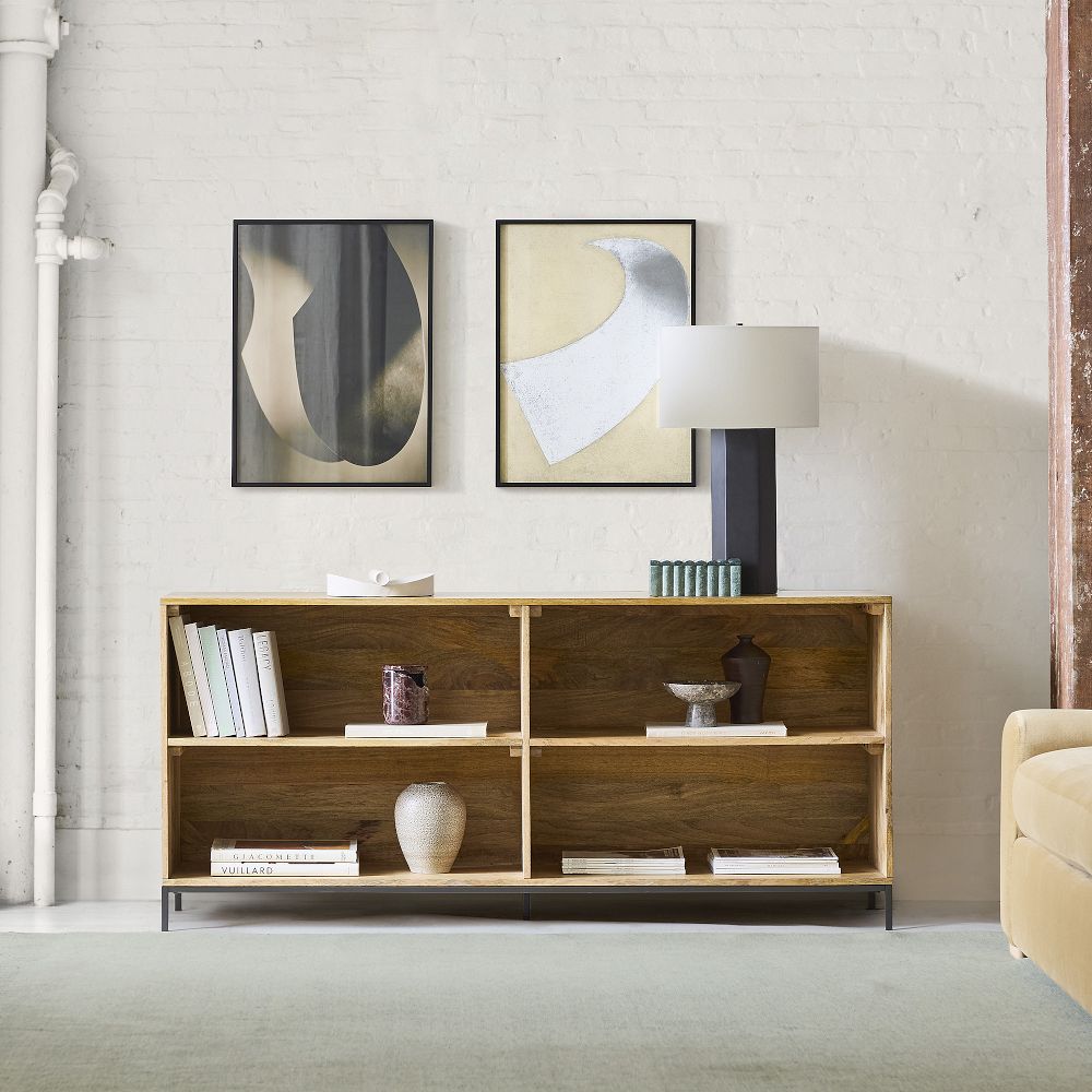 Industrial Open Storage Modular Bookcase (64") by West Elm