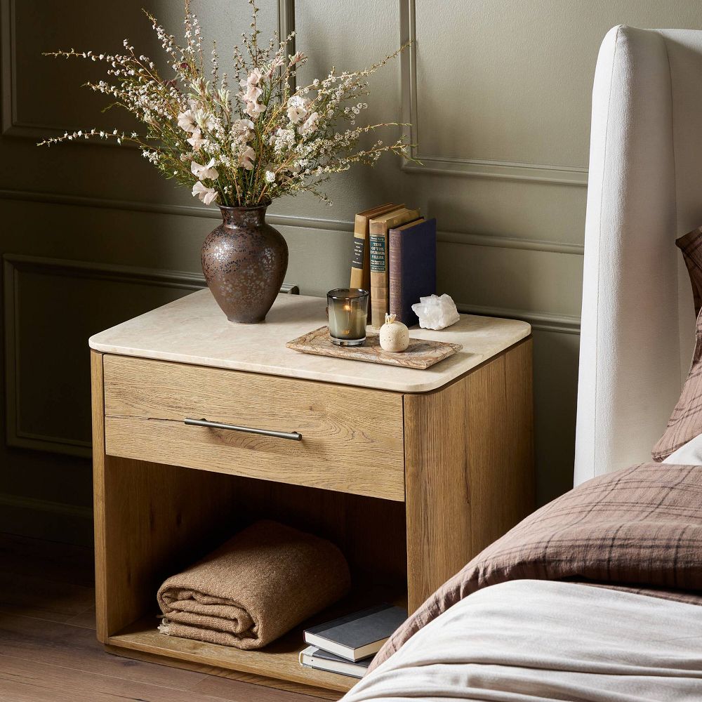 Nerelle Marble Nightstand (30") by West Elm