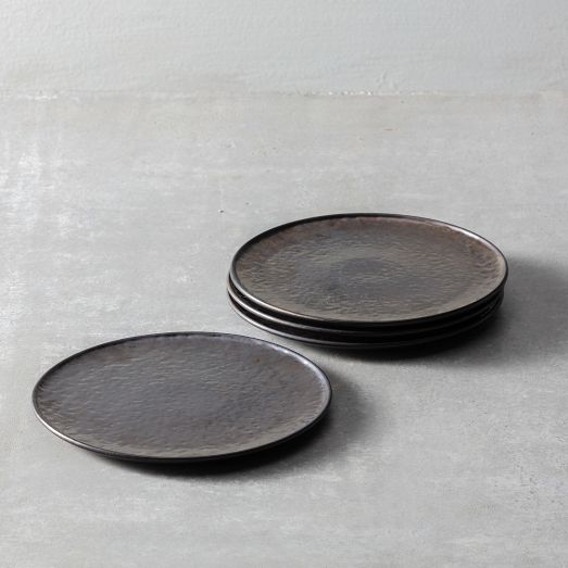 Nivo Metallic Dinner Plates (Set of 6) by West Elm