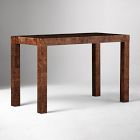 Parsons Burl Wood Desk (48")