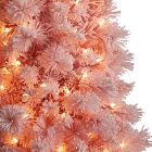 Pre-Lit Faux Pink Christmas Tree (3'&ndash;7')