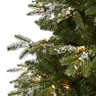 Pre-Lit Faux Snowed Grand Teton Christmas Tree (5'&ndash;7')