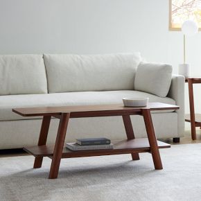 West Elm Coffee Table ウォールナット ミッドセンチュリー Calgary Coffee Table | Media & Console Tables | West Elm