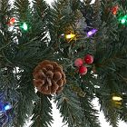 Faux Snow Dusted Christmas Garland