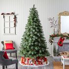 Faux Snowed French Alps Christmas Tree (8')