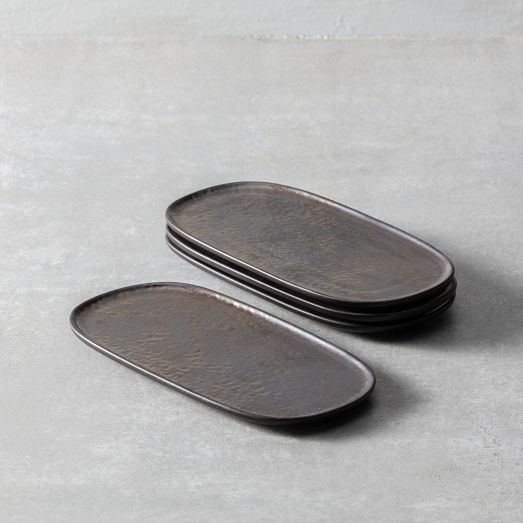 Nivo Metallic Coupe Serve Platter by West Elm