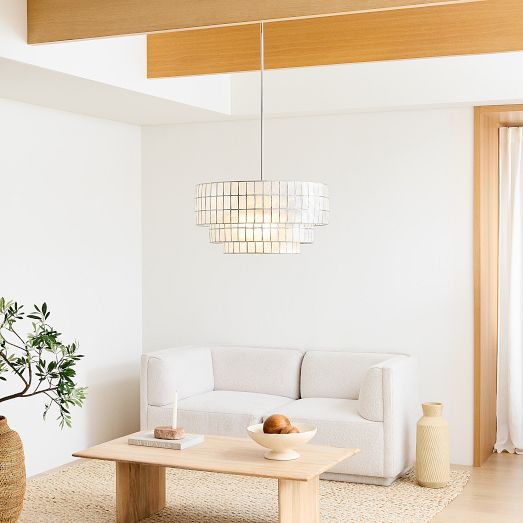 Capiz Tiered Chandelier (24") by West Elm
