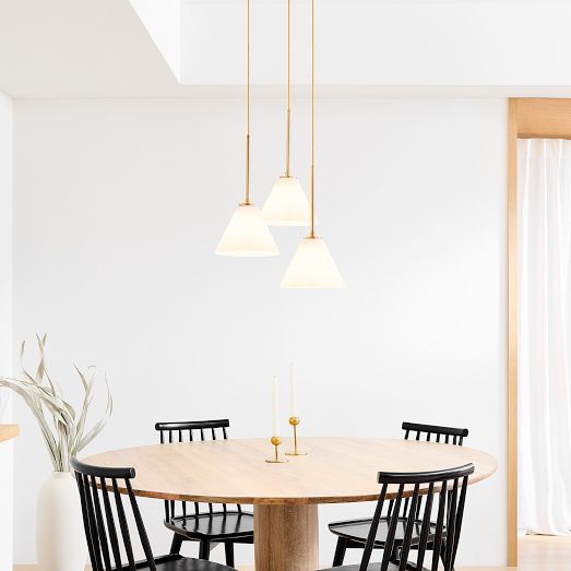 Sculptural 3-Light Chandelier - Build Your Own by West Elm