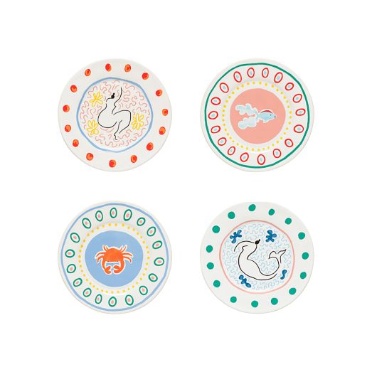 Summer Bliss Salad Plates (Set of 4) by West Elm
