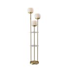 Trio Globe Shelf Floor Lamp