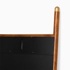 Mid-Century Wood Dowel Floor Mirror