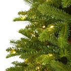 Pre-Lit Faux Sierra Spruce Christmas Tree (6')