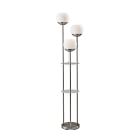 Trio Globe Shelf Floor Lamp