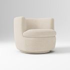 Open Box: Rowland Swivel Chair - Performance Distressed Velvet Sand