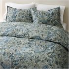 Open Box: Adie Botanical Duvet Cover, King/Cal. King Duvet - Arctic Blue