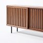 Video 1 for Slatted Shallow Media Console (48")