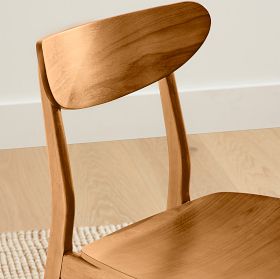Classic Café Dining Chair, Acorn Finish | West Elm