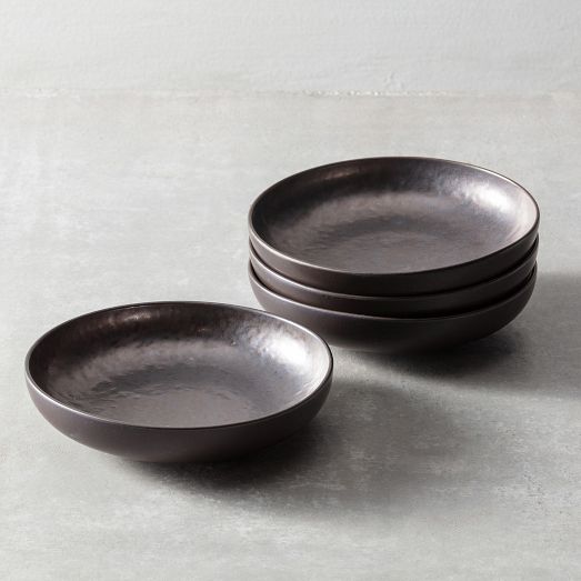 Nivo Metallic Low Dinner Bowls (Set of 6) by West Elm