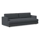 Open Box: Haven 96" Sofa Bench, Yarn Dyed Linen Weave, Pewter