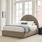 Customizable Upholstered Side Storage Bed