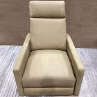 Open Box: Spencer Wood-Framed Leather Recliner - Ludlow Leather Cumin, Walnut