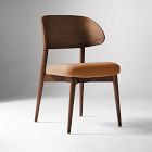Hyde Plywood-Back Leather Dining Chair
