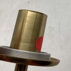 Open Box: Aria Oval Glass Pendant (16") - Antique Brass/Milk Glass