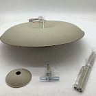 Open Box: Asher Pendant (22") - Mushroom, Antique Brass