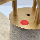 Open Box: Carmelo Semi Flush Mount (20.5") - Gold Leaf, Saguran