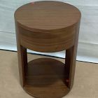 Open Box: Claremont Round Nightstand (15") - Cool Walnut