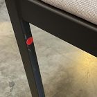 Open Box: Freeman Pivot Dining Chair - Performance Distressed Velvet Sand, Textured Antique Bronze