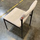 Open Box: Freeman Pivot Dining Chair - Performance Distressed Velvet Sand, Textured Antique Bronze