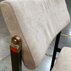 Open Box: Freeman Pivot Dining Chair - Performance Distressed Velvet Sand, Textured Antique Bronze