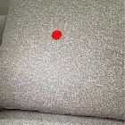 Open Box: Imogene Swivel Chair - Performance Cozy Boucle Stone, Dark Walnut