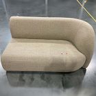Open Box: Laurent Right-Arm 2 Seater Sofa - Performance Marled Basketweave Camel, Walnut