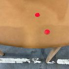 Open Box: Marcus Samuelsson Leather Dining Chair - Ludlow Leather Sesame, Blonde