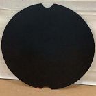 Open Box: Maryam Round Outdoor Aluminum Fire Table Burner Lid (38") - Black