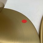 Open Box: Overarching Acrylic Shade Floor Lamp (76") - Antique Brass, Smoke Acrylic